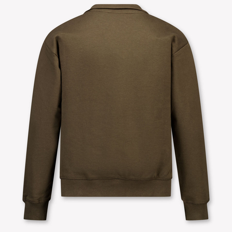 Calvin Klein Kinder Garçons Sweater In Marron