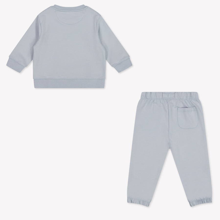 Calvin Klein Baby Unisex Joggingpak In Licht Blauw