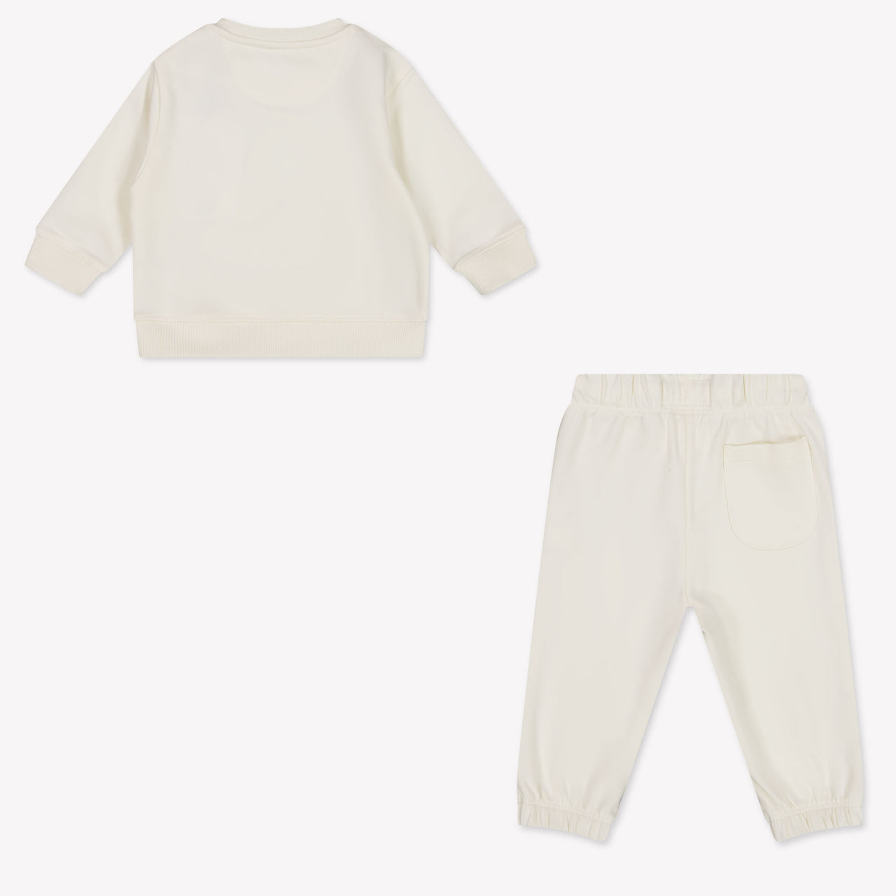 Calvin Klein Baby Unisex Jogging Suit In OffWhite