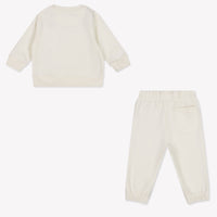 Calvin Klein Baby Unisex Jogging Suit In OffWhite