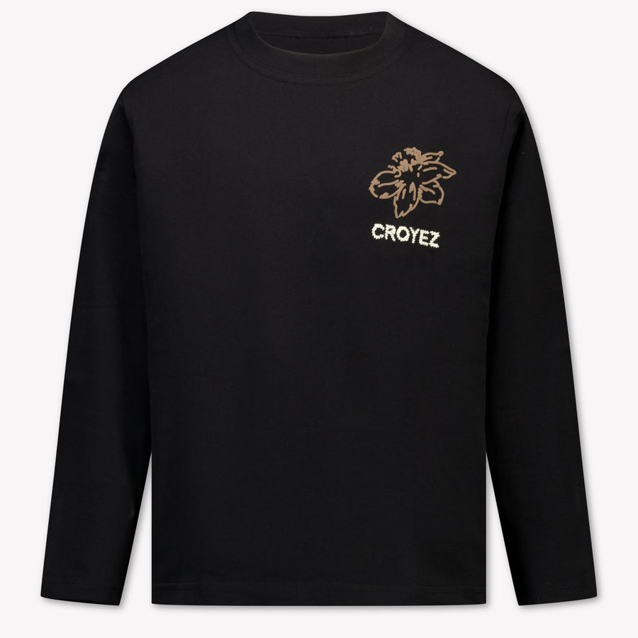 Croyez Kids Boys T-Shirt In Black
