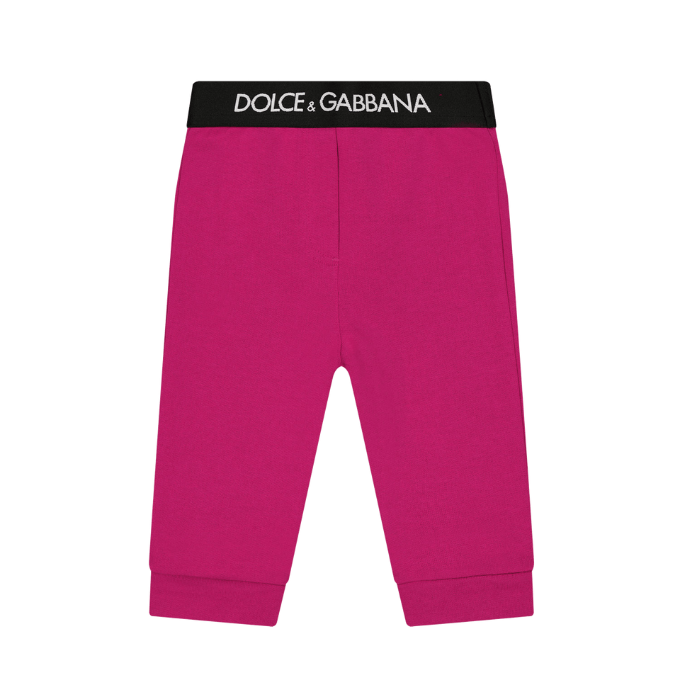 Dolce & Gabbana Baby Meisjes Broek Fuchsia 6/9