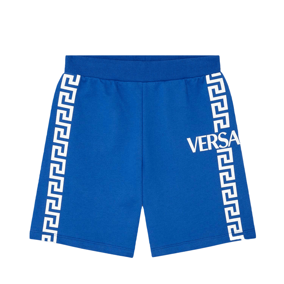 Versace Kinder Jongens Shorts Cobalt Blauw