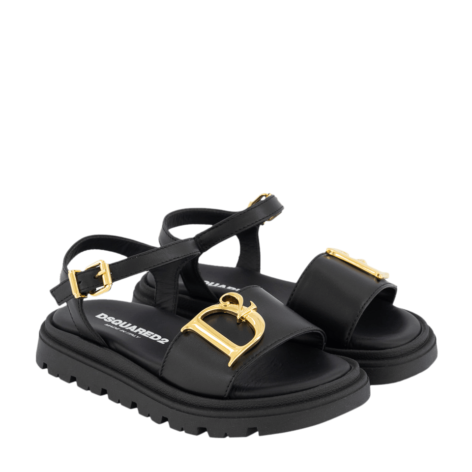 Dsquared2 Kinder Meisjes Sandalen Zwart