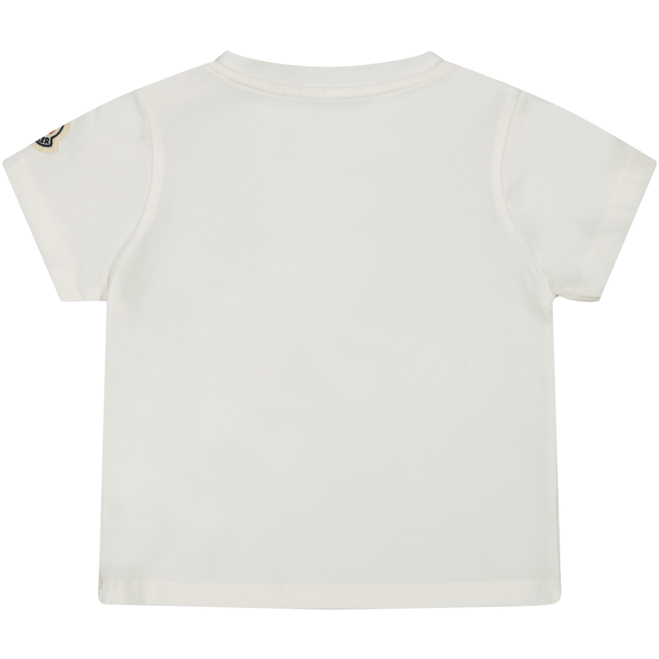 Moncler Baby Meisjes T-Shirt Wit