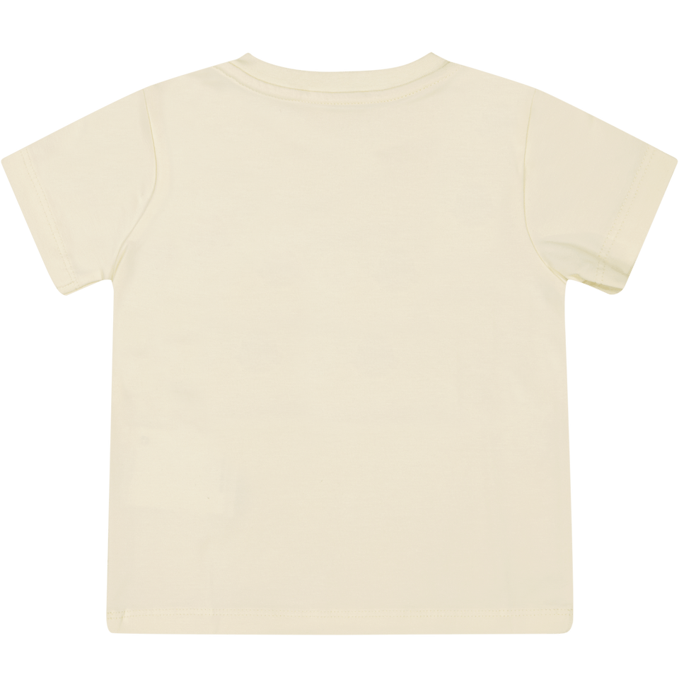 Moncler Baby Jongens T-Shirt Geel