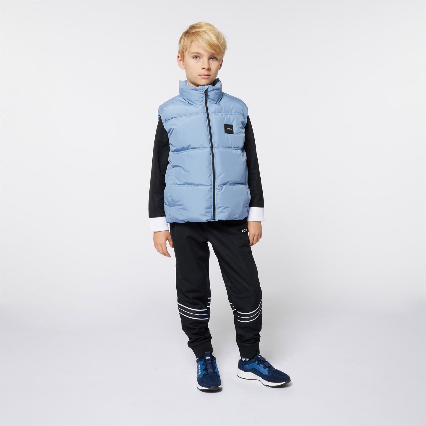 Boss Jongens Bodywarmer Licht blauw