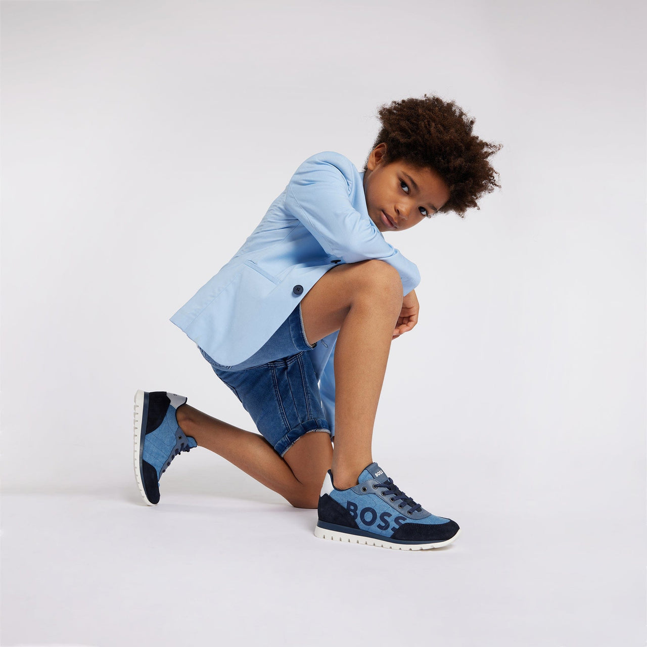 Boss Kinder Jongens Colbert Licht Blauw