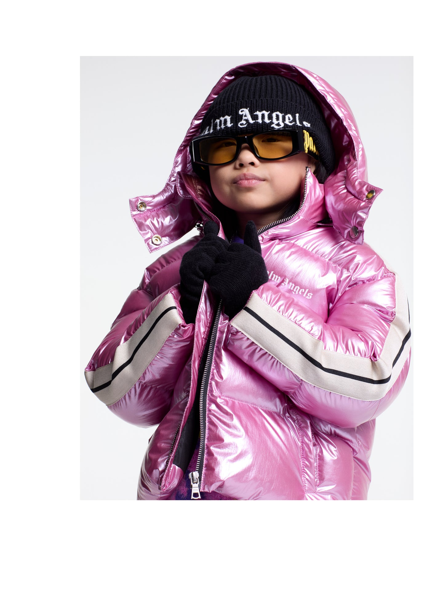 Palm Angels Meisjes Winterjas Roze