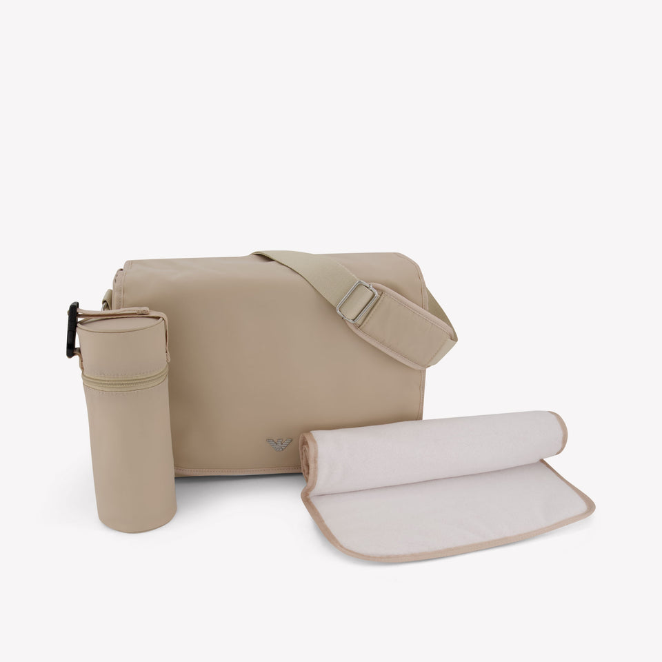 Armani Baby Unisex Luiertas In Beige