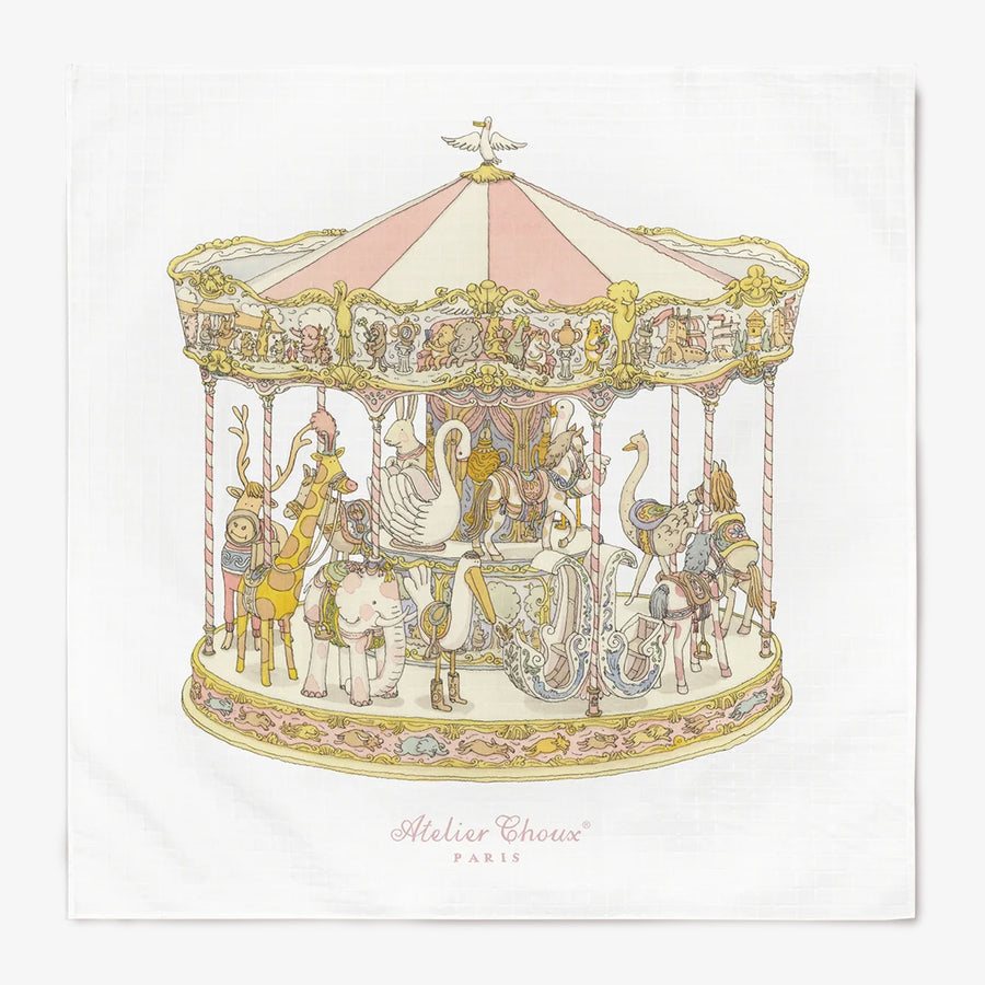 Atelier Choux Baby Carré 100x100 CM In Licht Roze