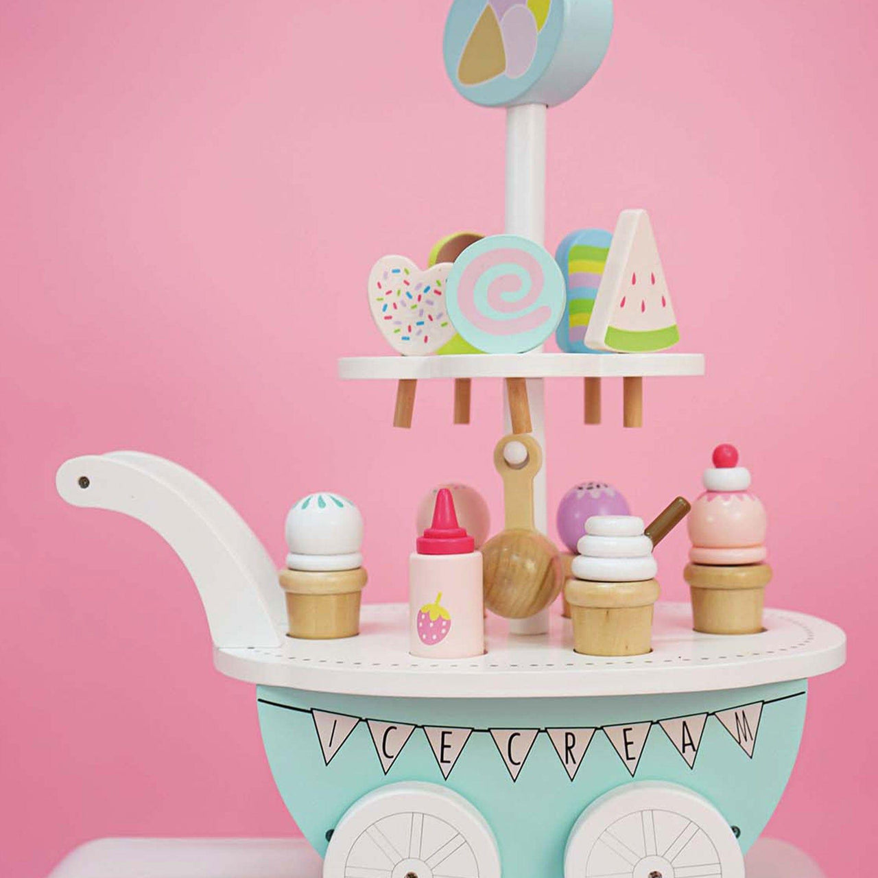 Jabadabado Ice Cream Trolley Wit ONE