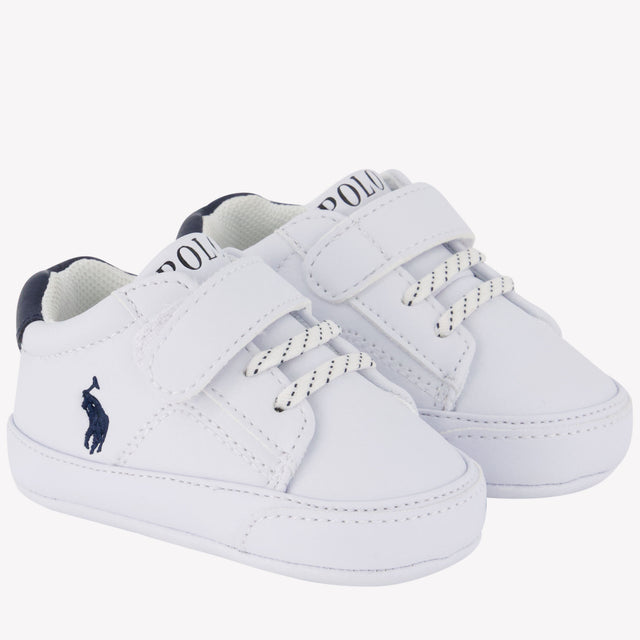 Ralph Lauren Theron V Ps Layette Baby Jongens Sneakers Wit