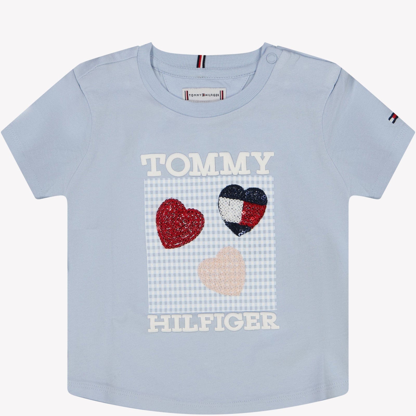 Tommy Hilfiger Baby Meisjes T-shirt Licht Blauw 74