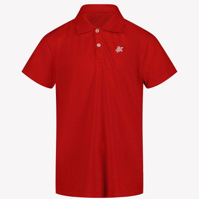 Vilebrequin Kinder Jongens Polo Rood 2Y