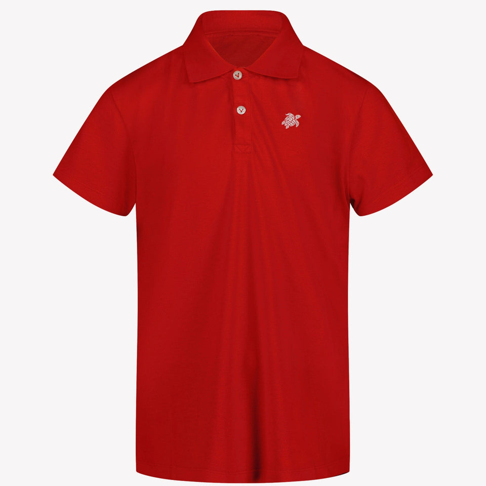 Vilebrequin Kinder Jongens Polo Rood 2Y