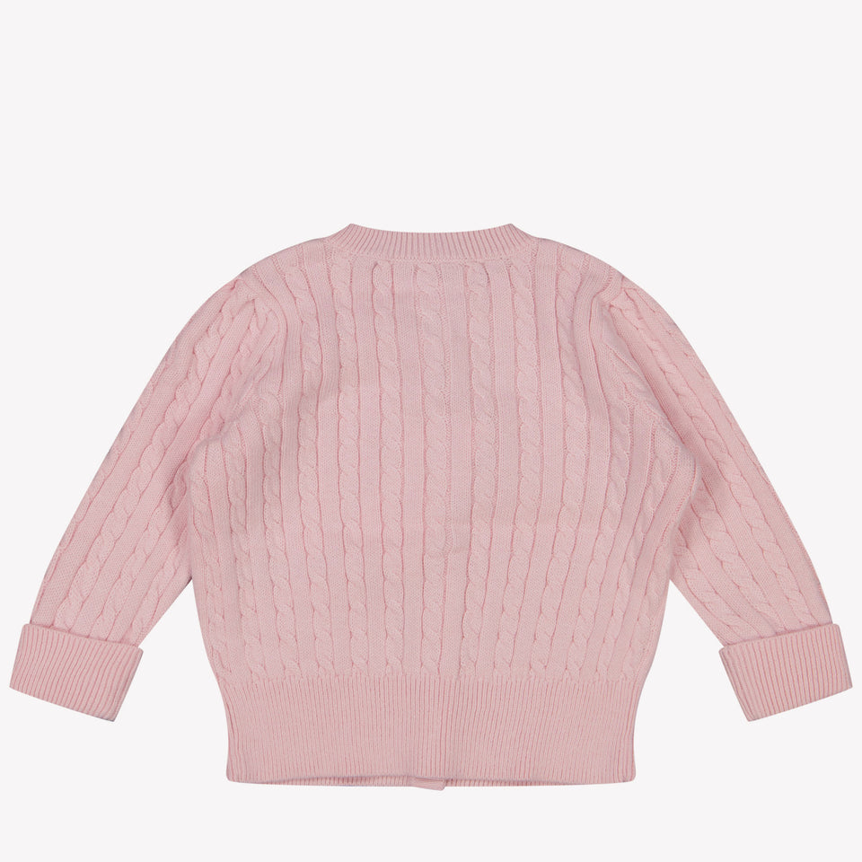 Ralph Lauren Baby Meisjes Vest In Licht Roze