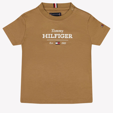 Tommy Hilfiger Baby Jongens T-Shirt Camel