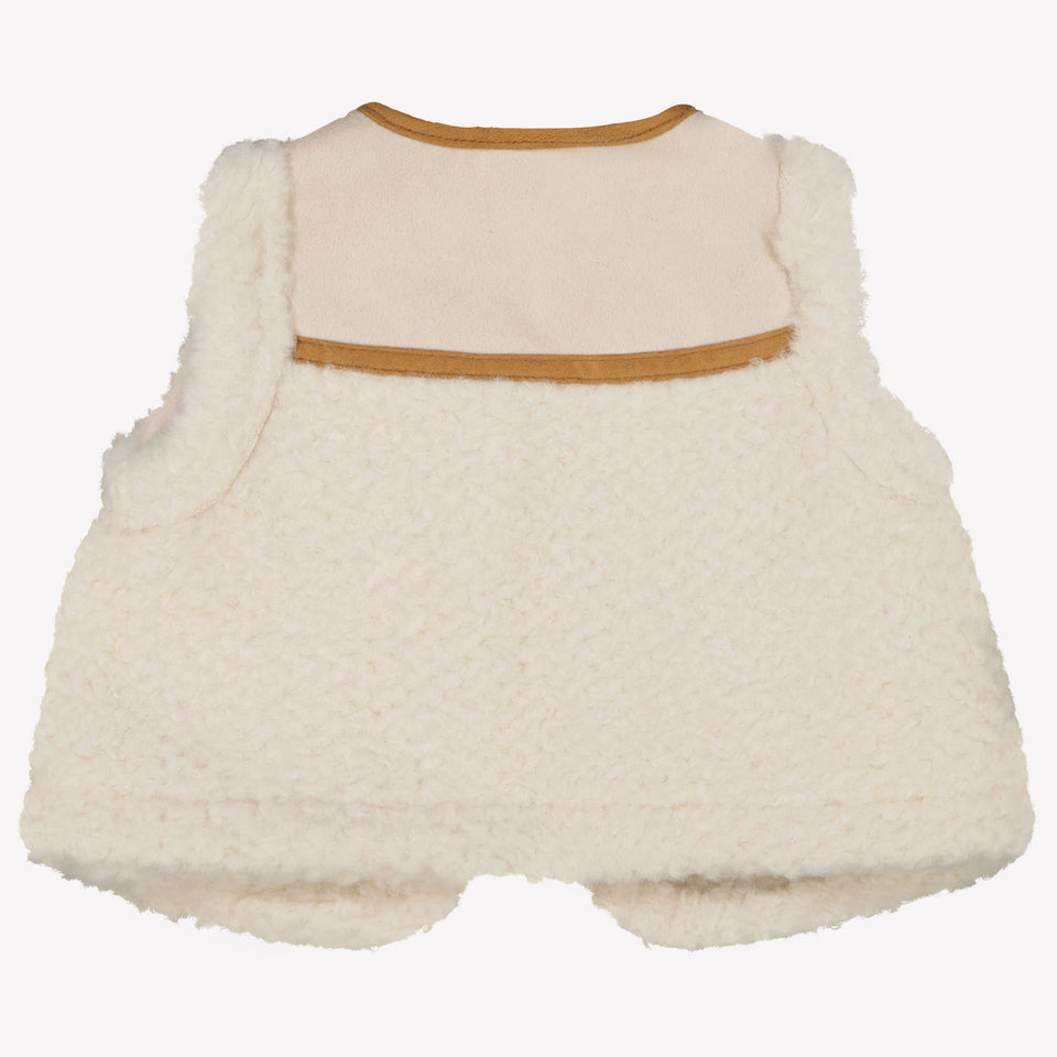 Chloé Baby Meisjes Gilets Off White