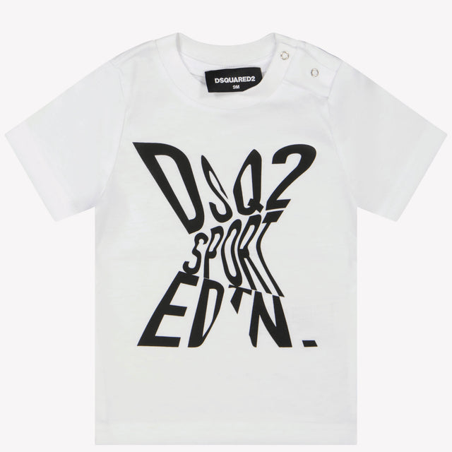 Dsquared2 Baby Jongens T-shirt Wit