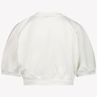 Fendi Kinder Meisjes T-Shirt In Wit