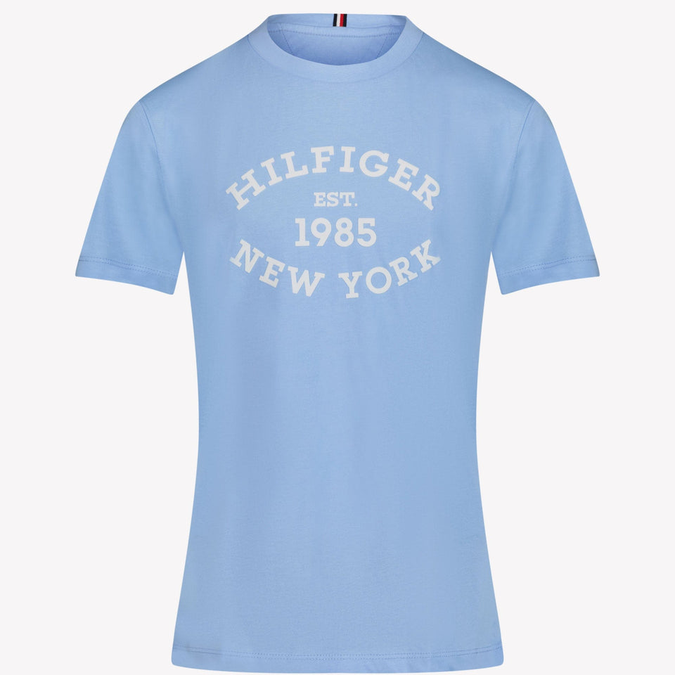 Tommy Hilfiger Jongens T-shirt Licht Blauw 4Y