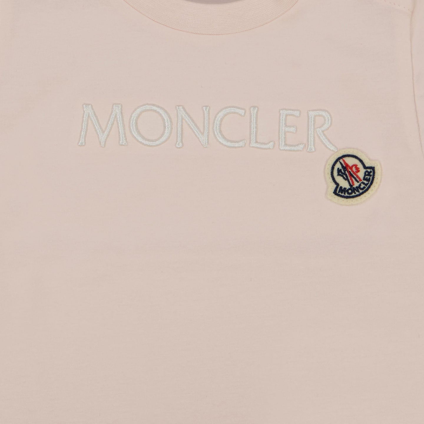 Moncler Baby Meisjes T-Shirt In Licht Roze