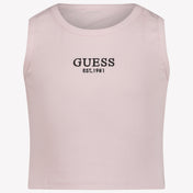 Guess Kinder Meisjes T-shirt Licht Roze