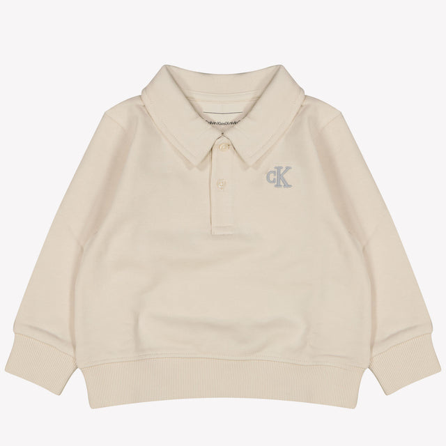 Calvin Klein Baby Unisex Polo Licht Beige