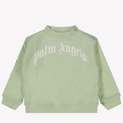 Palm Angels Baby Jongens Trui Mint