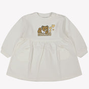 Moschino Baby Meisjes Jurk Off White