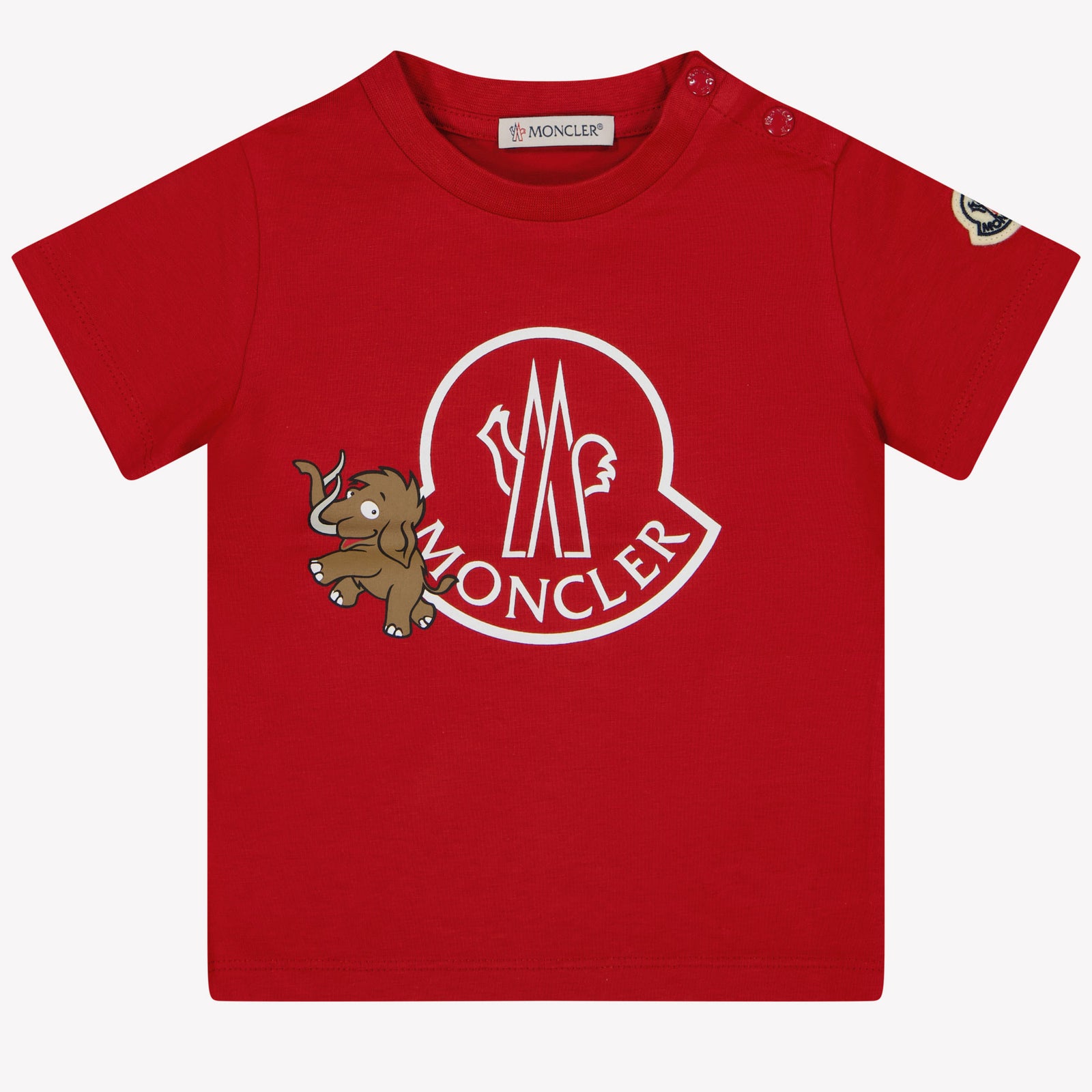 Moncler Baby Jongens T-shirt Rood