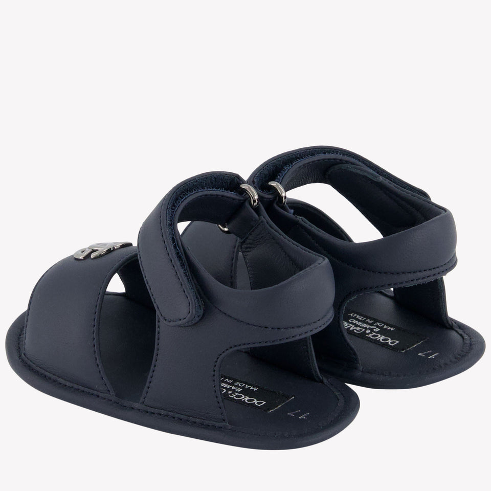 Dolce & Gabbana Baby Jongens Sandalen in Navy