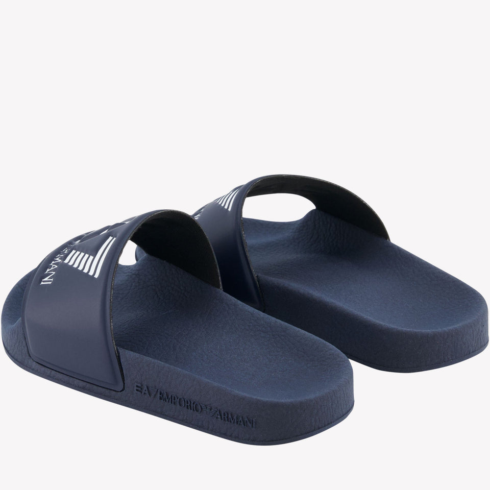 Ea7 Jongens Slippers Navy