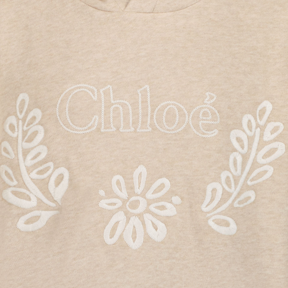 Chloé Meisjes Trui Beige