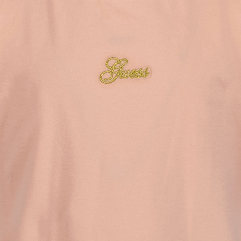 Guess Kinder Meisjes T-Shirt Zalm