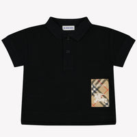 Burberry Johane Baby Jongens Polo In Zwart