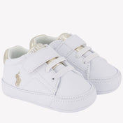 Ralph Lauren Theron V Ps Layette Baby Meisjes Sneakers Wit