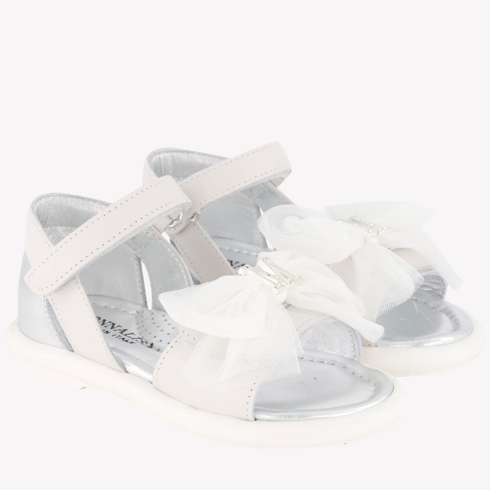 MonnaLisa Meisjes Sandalen In Wit