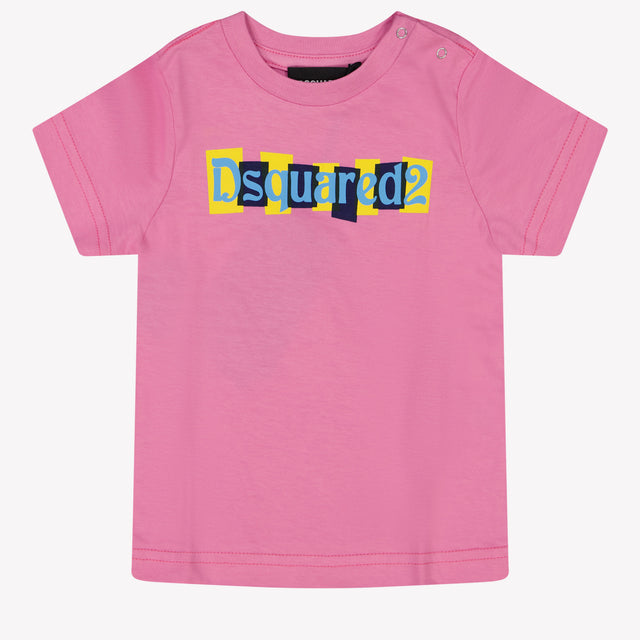 Dsquared2 Baby Meisjes T-shirt Roze