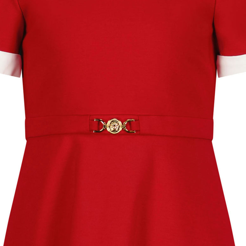 Versace Meisjes Jurk Rood