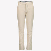 Tommy Hilfiger Kinder Jongens Broek Licht Beige