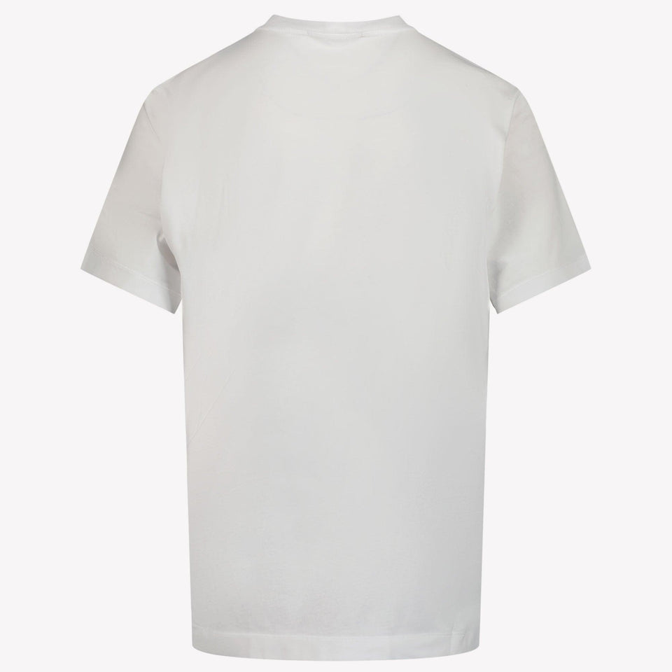 Stone Island Kinder Jongens T-Shirt In Wit