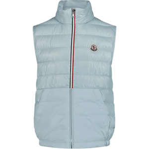 Moncler Kinder Jongens Bodywarmer Licht Blauw