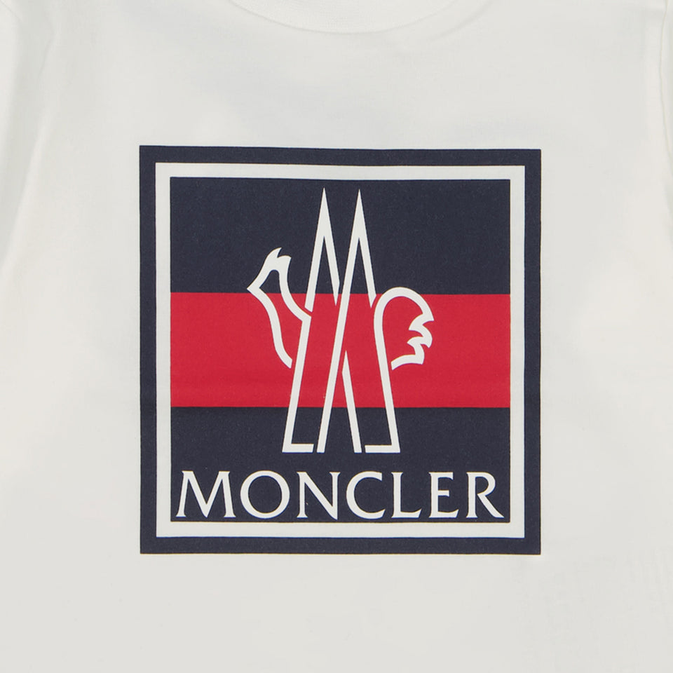 Moncler Baby Jongens T-shirt Wit