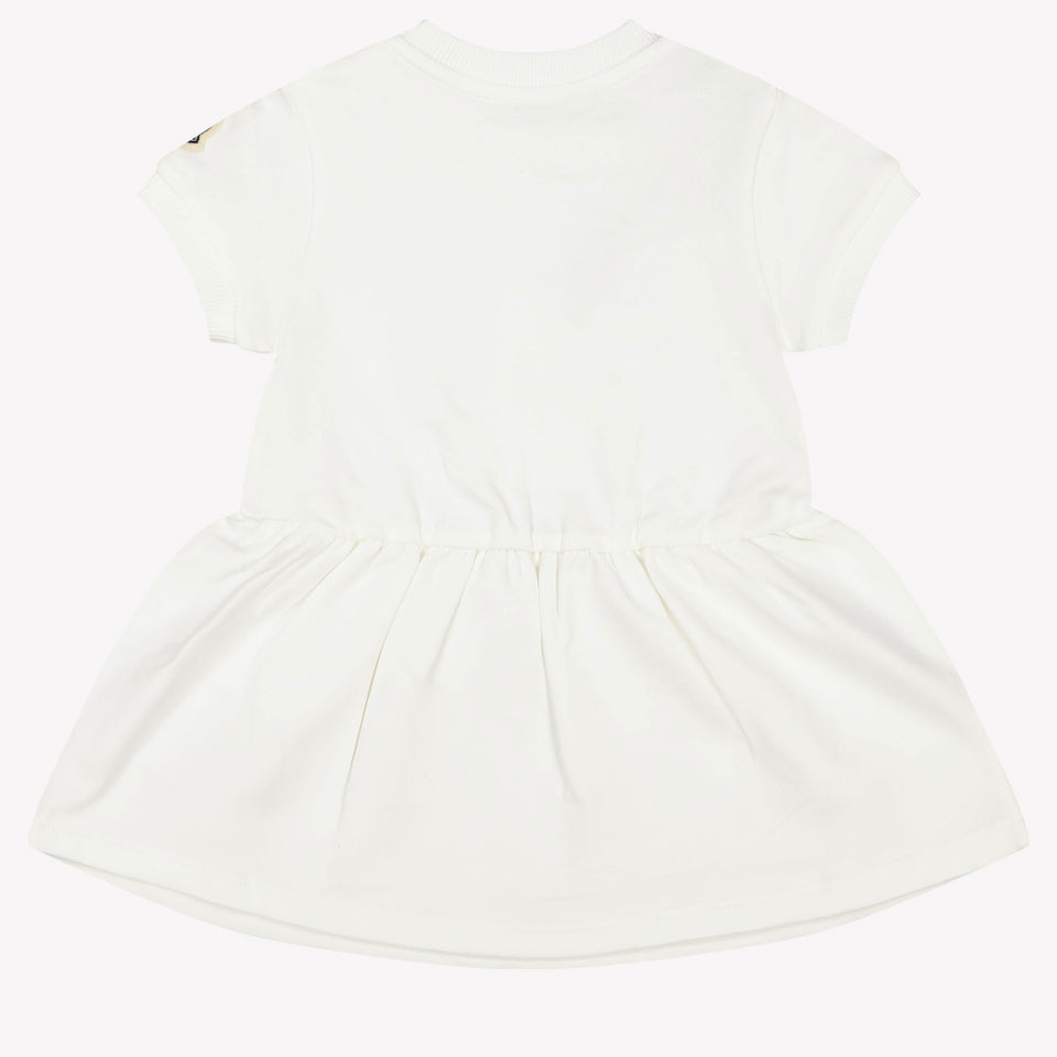 Moncler Baby Meisjes Jurk In Wit