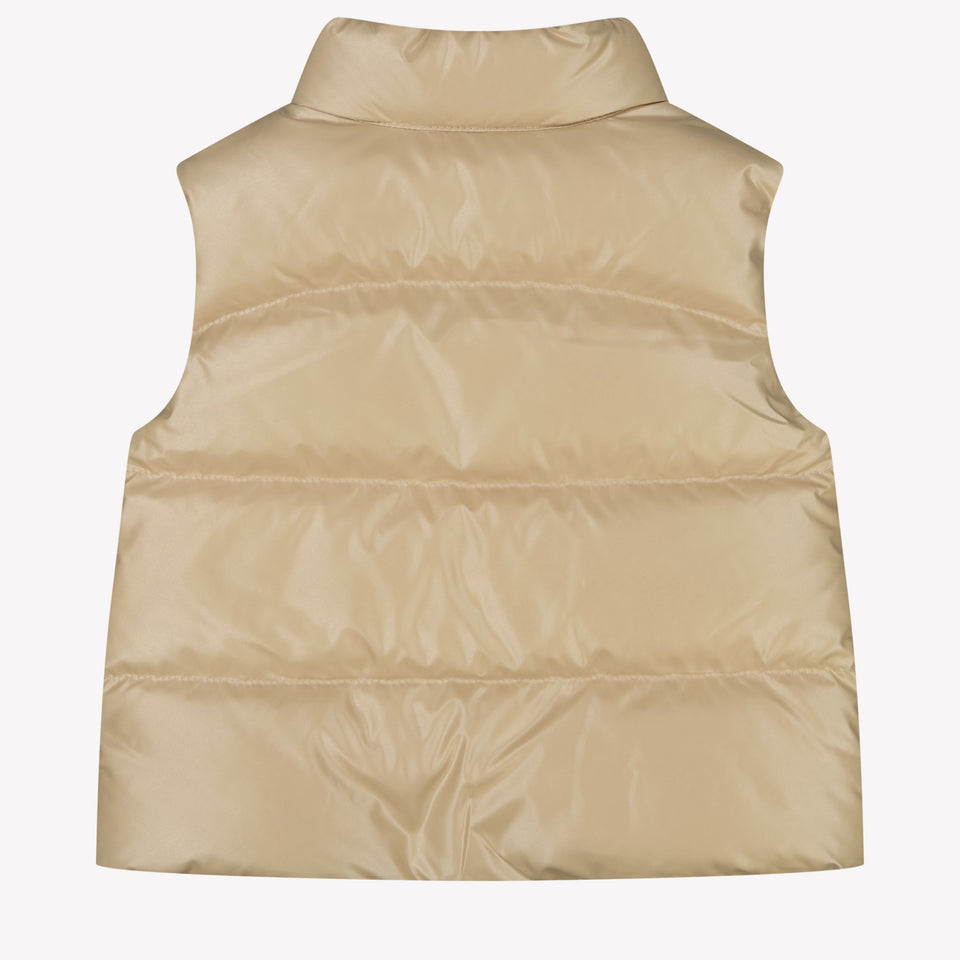 Moncler Vive Baby Meisjes Bodywarmer Beige