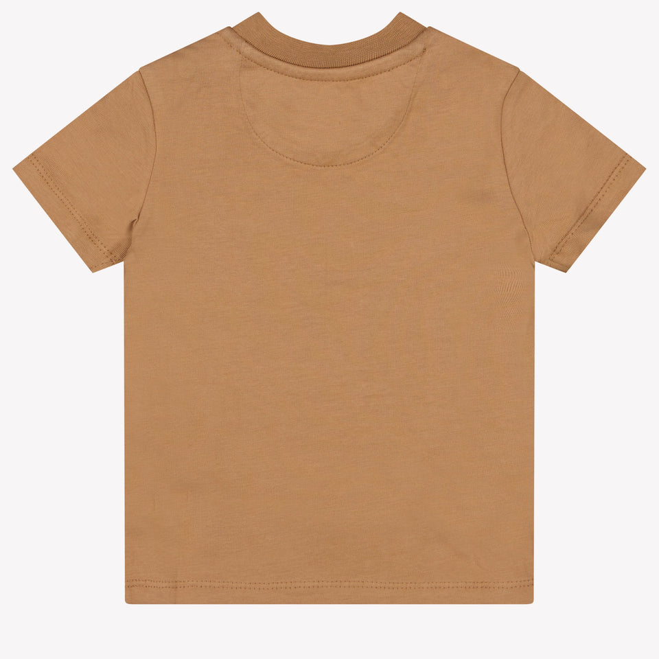 Calvin Klein Baby Unisex T-Shirt In Licht Bruin