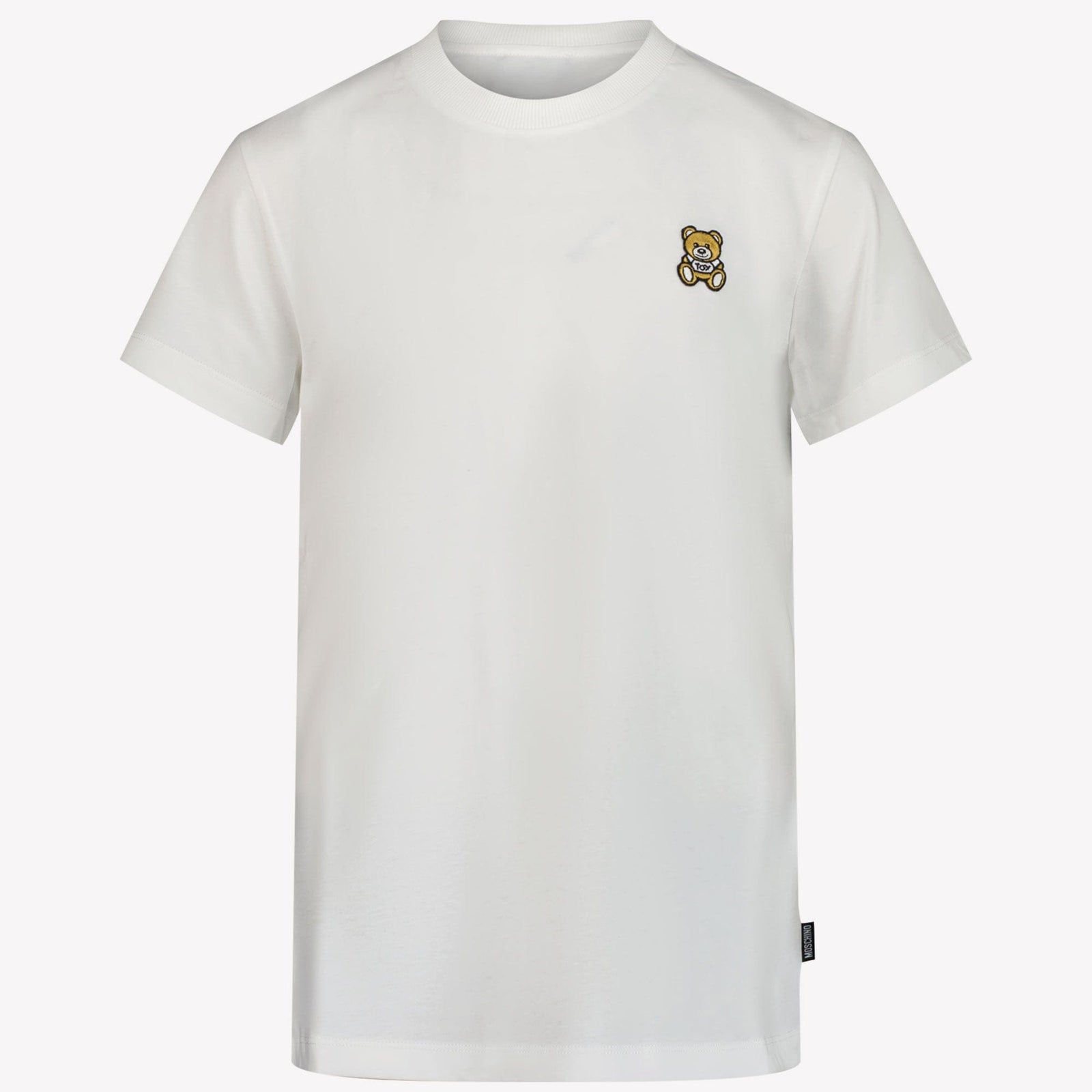 Moschino Unisex T-shirt Wit 4Y