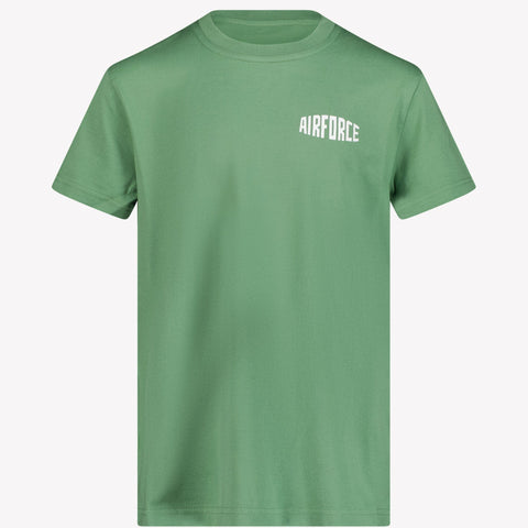 Airforce Kinder Jongens T-Shirt Olijf Groen 4Y